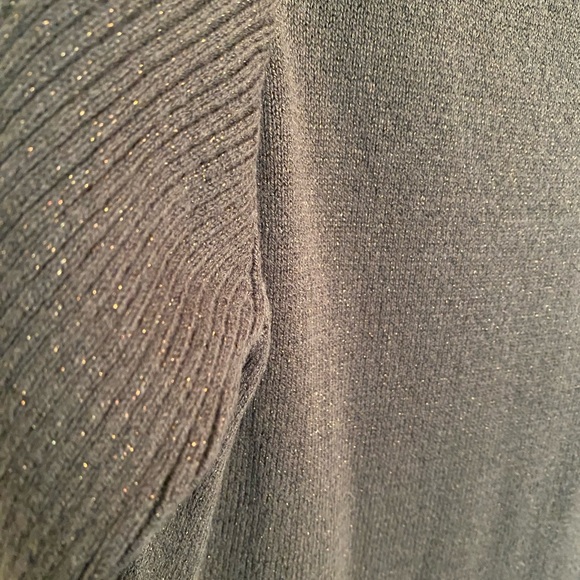 Alfani Shimmery Cowl Neck, Long Sleeve Tunic, Pullover Sweater, Size: L - Picture 9 of 9